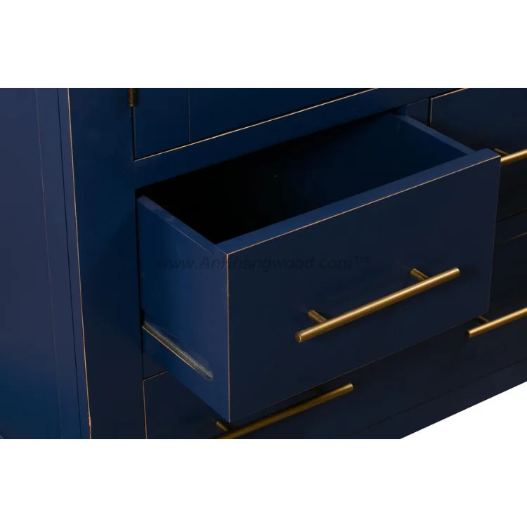 Wood Tallboy 5 Drawers Lowest Price New Design Bedroom Furniture For Hotel Oak/Pine/Acacia Solid Wood Vietnamese Factory