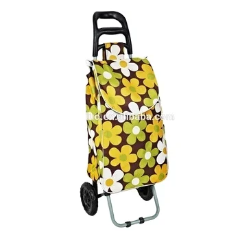 2024 new design folding playmarket go two shopping trolley cart wholesale factory custom logo foldable Climbing stair carts