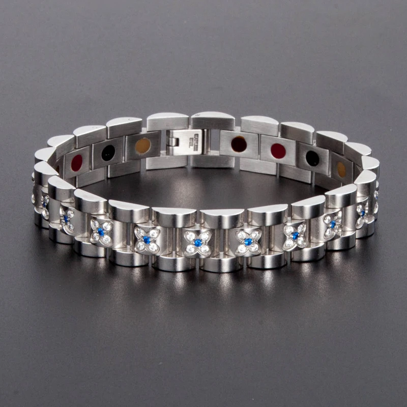 Japan Korea crystal and natural terahertz stone bracelet germanium bracelet 99.999%