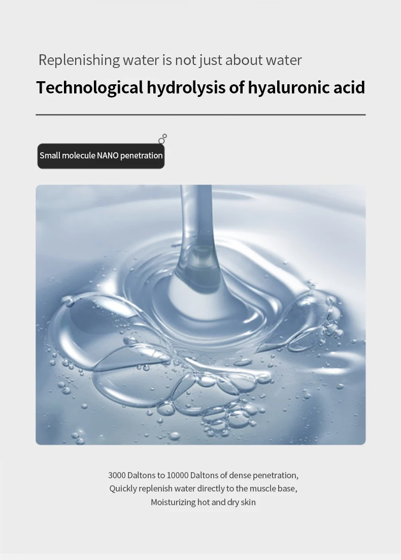 165ml Hyaluronic Acid Vitamin C aloe water toner spray Pore Shrinking hydrating moisturizing face toner water spray