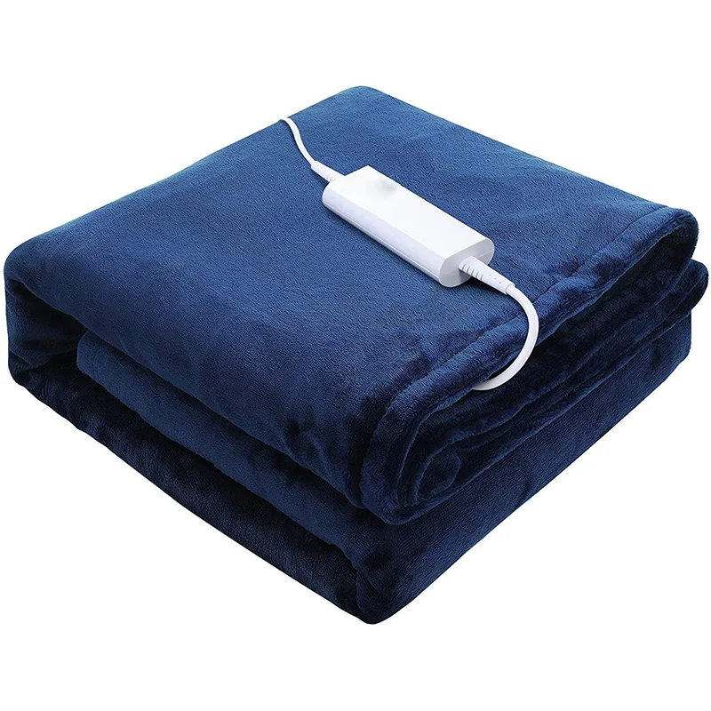Factory direct sales nature side extra soft heated throw electric blankets for winter