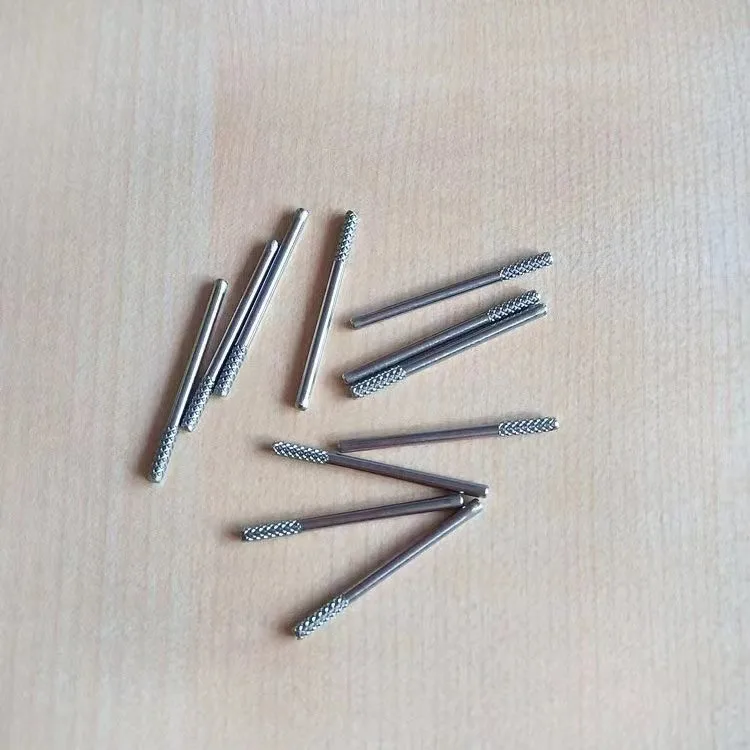 OEM High metal  Cnc knurl dowel pin dowel pin cylindrical 7mm hardness stepped threaded flat head dowel pin
