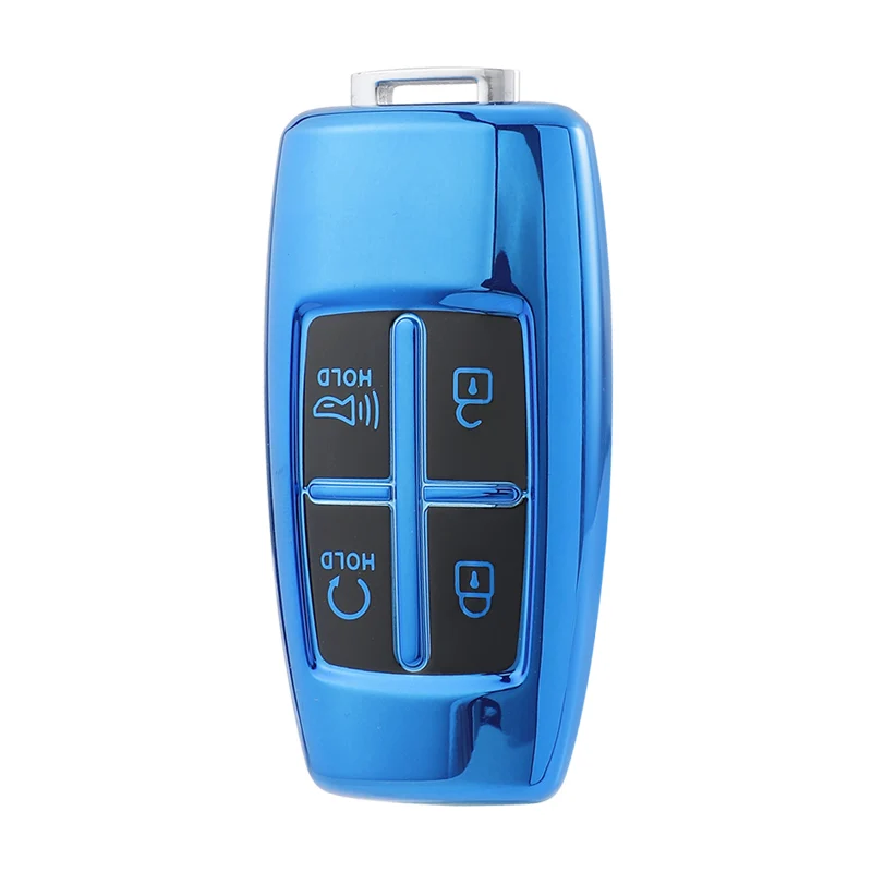 Factory custom 4 buttons Guangdong tpu key shell fob cover case wallet for Hyundai Genesis GV70 G70 G90 G80 GV80