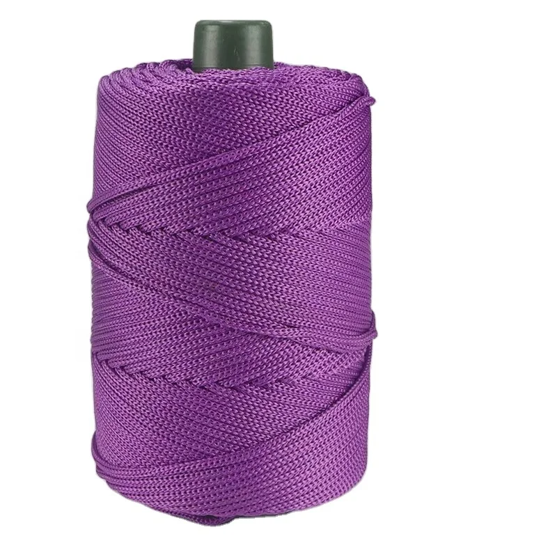 Nylon hollow yarn Strong Strength 250g yarns for knitting hats high end crochet yarn