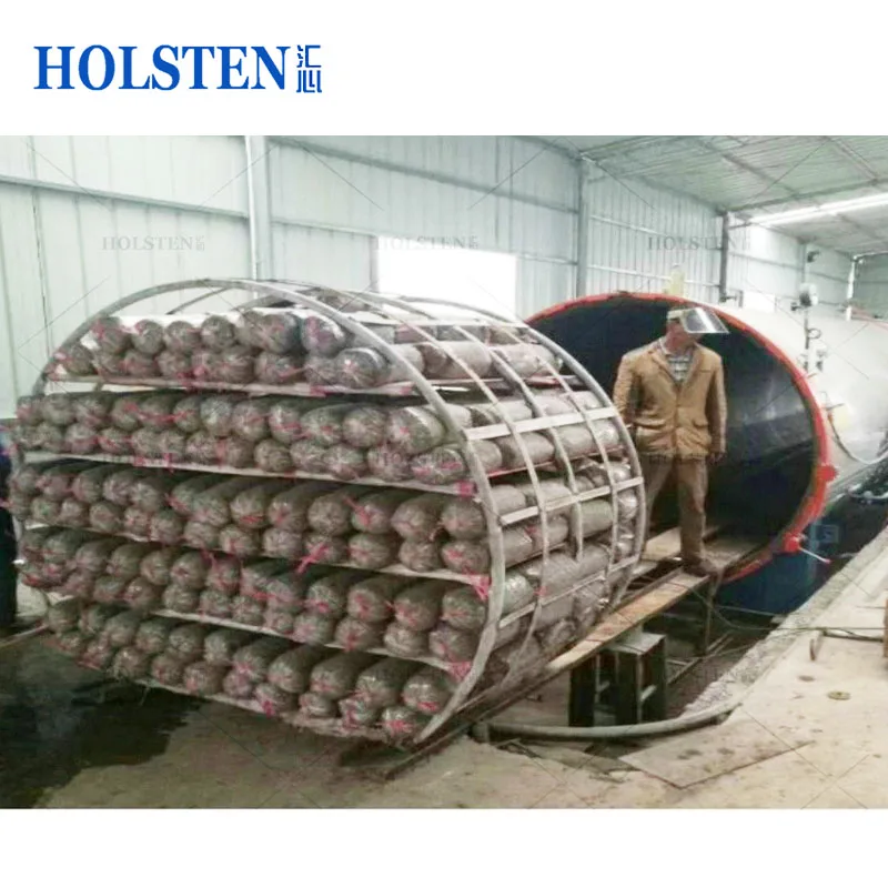 Industrial Autoclave with Double Door Automatic Steam Farm for Mushroom Substrate Condition New