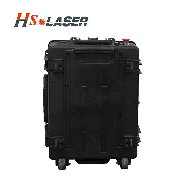 High power fast speed laser cleaning machine Pulse laser rust removal machine 200w 300w Trolley laser equipment for cleaning