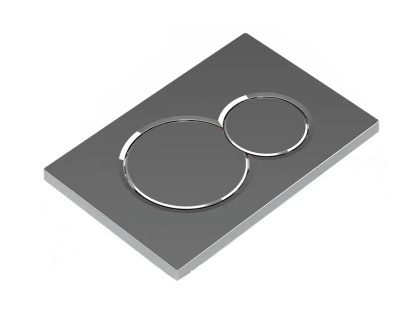 Factory Direct Price Dual Flush Toilet Push Button Panel Plate for Concealed Cistern  ABS Panel Different Colors Available