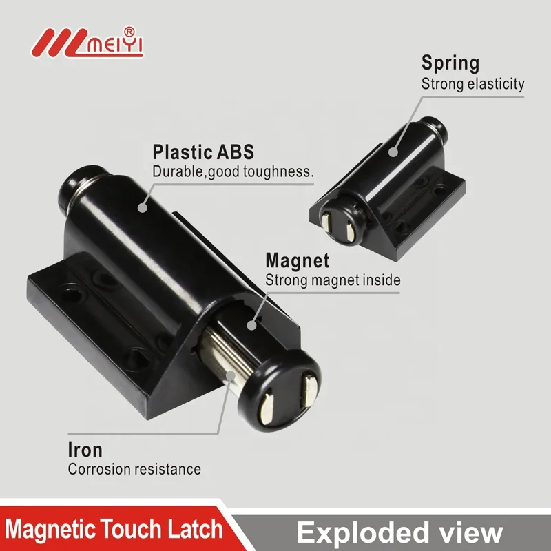 
Wholesale Cabinet Kitchen Door Magnetic Push to Open Touch Catch Latch 