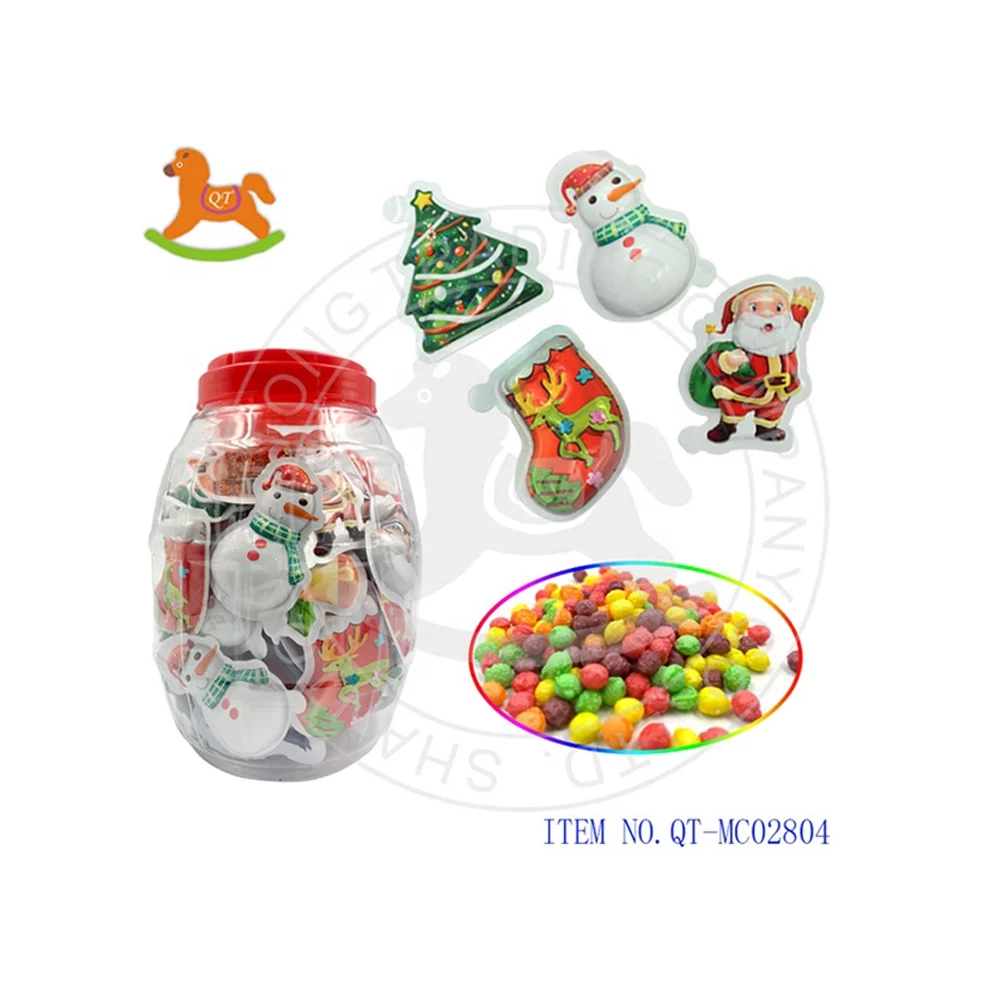 New Packing Chewy Candy In Christmas Blister For New Year Season Fruity Flavor