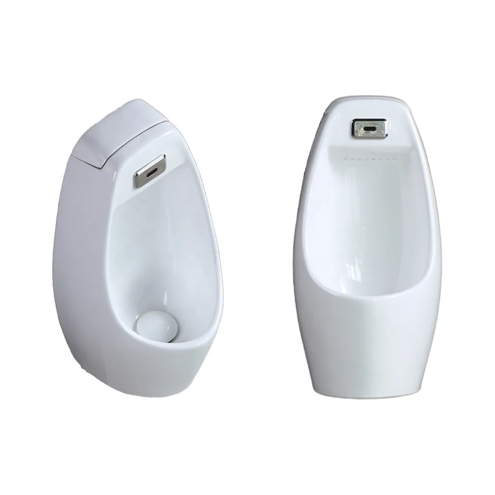 Modern Hotel-Made Durable Silicone Urinal Wall-Mounted Easy Cleaning Ceramic Glazed Sensor Flushing Toilet Bowl Male Bathroom
