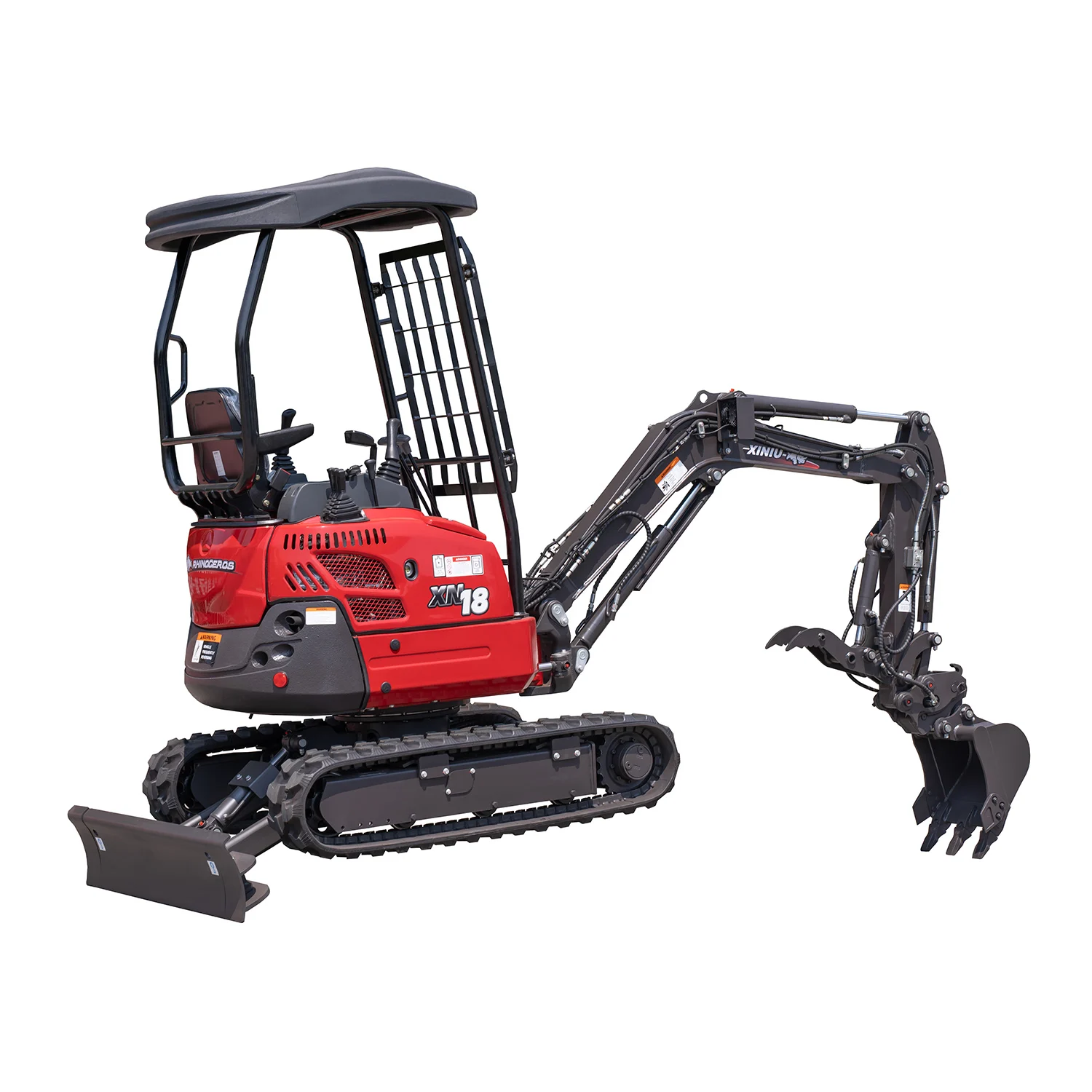 Rhinoceros Chinese mini excavator mini digger machine excavator 1 ton 2 ton 3ton for sale,XN18 high quality