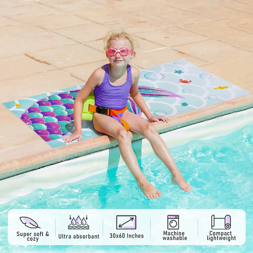 Premium Quality Custom Beach Towel Quick Dry Cotton Terry Luxury Beach Towel