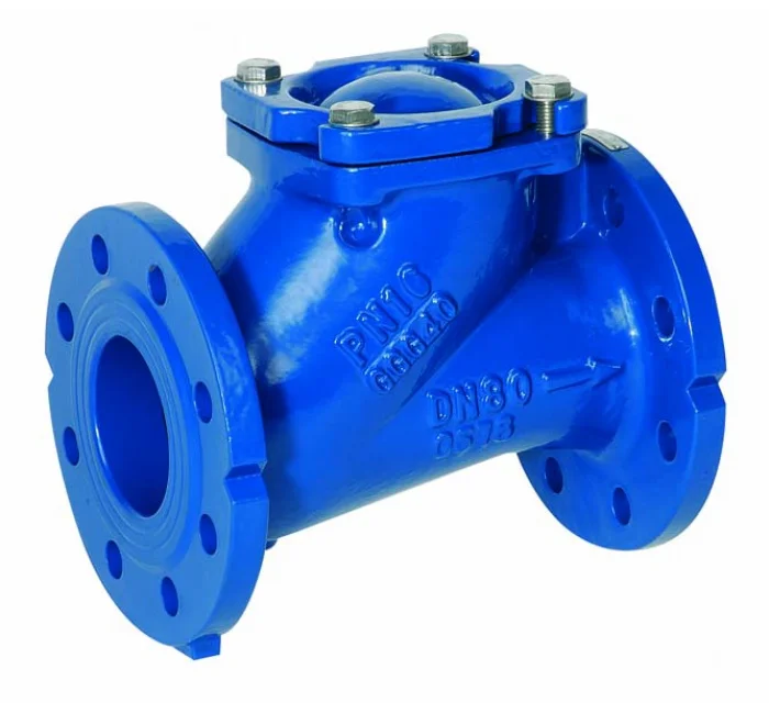  DN500 PN16 чугунный корпус резиновый шаровой обратный