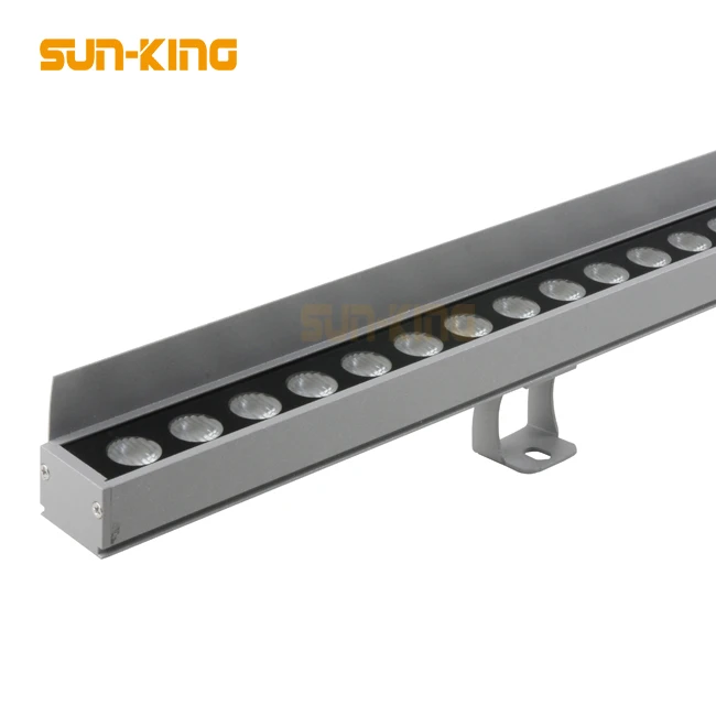 Pixel Led Linear bar Lighting Fixture Waterproof 24V IP65 dmx rgb outdoor wall washer light for building lighting