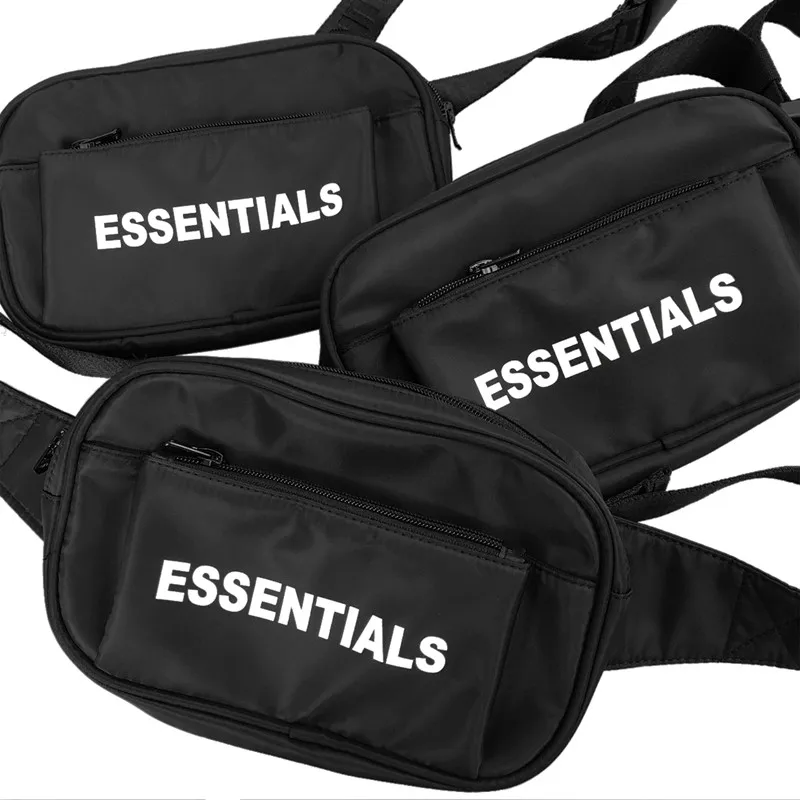 Summer High Street Double-line Messenger Packet Men  Women ESS Tide Brand Chest Bag Shoulder Bag