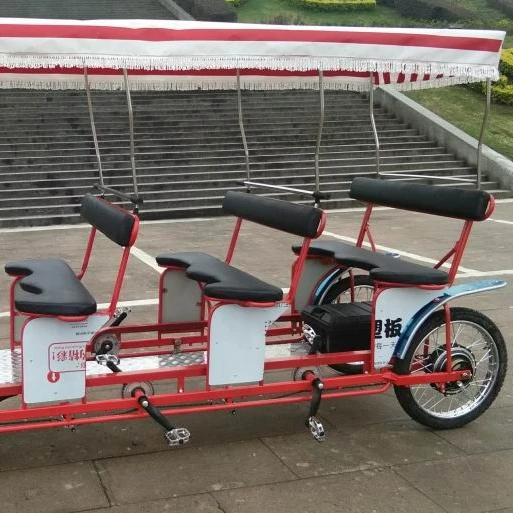 manufacturer classic  6PERSONS ELECTRIC   SURREY BIKE   FUN QUADRICYCLE