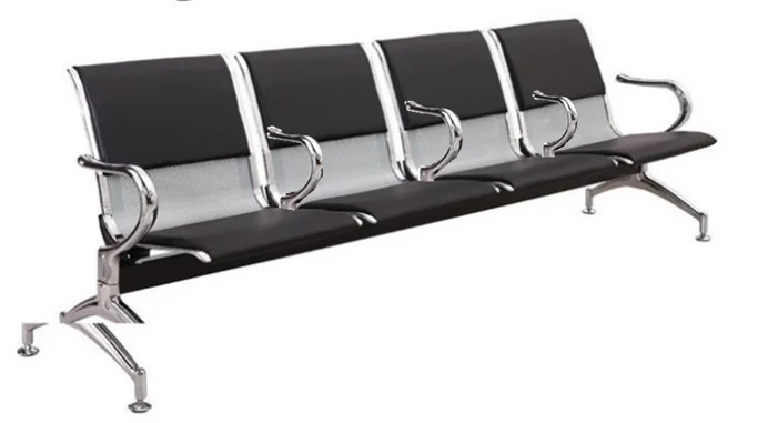 Not expensive 5 seater half  PVC cushion   airport school public   waiting chair