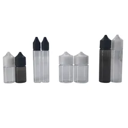 30ML 60ML PET empty Childproof cap anti-theft drip tip plastic bottle oil injection bottle manufacturer