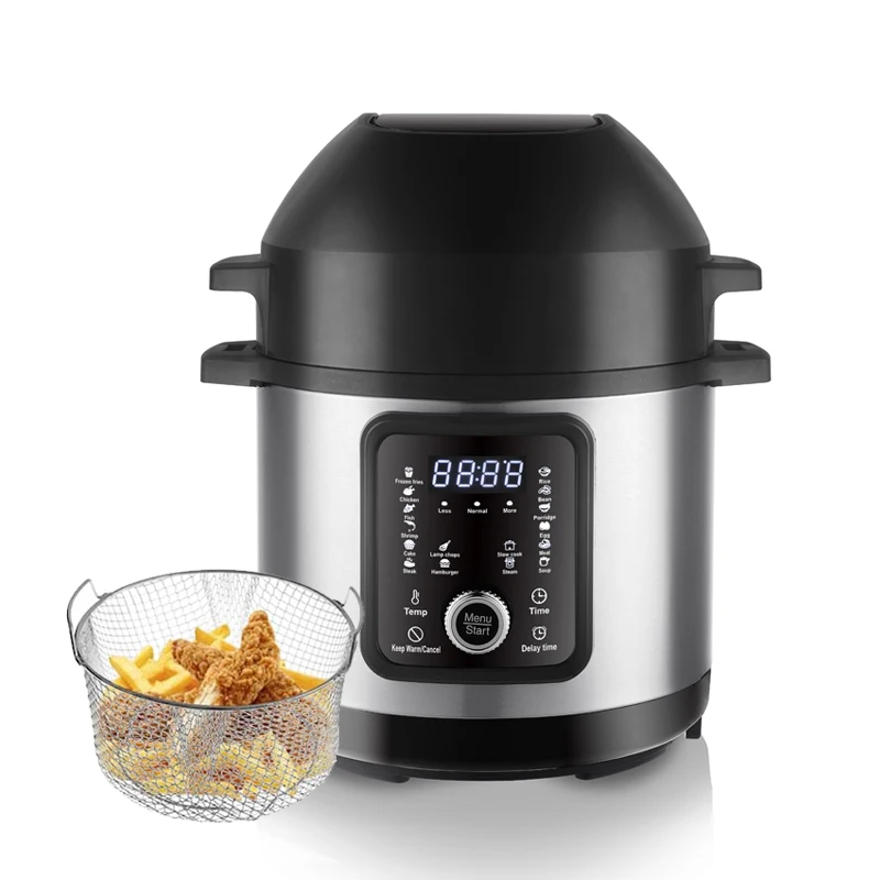 Sword India National 8 Litre Electric Pressure Cooker And Air Fryer