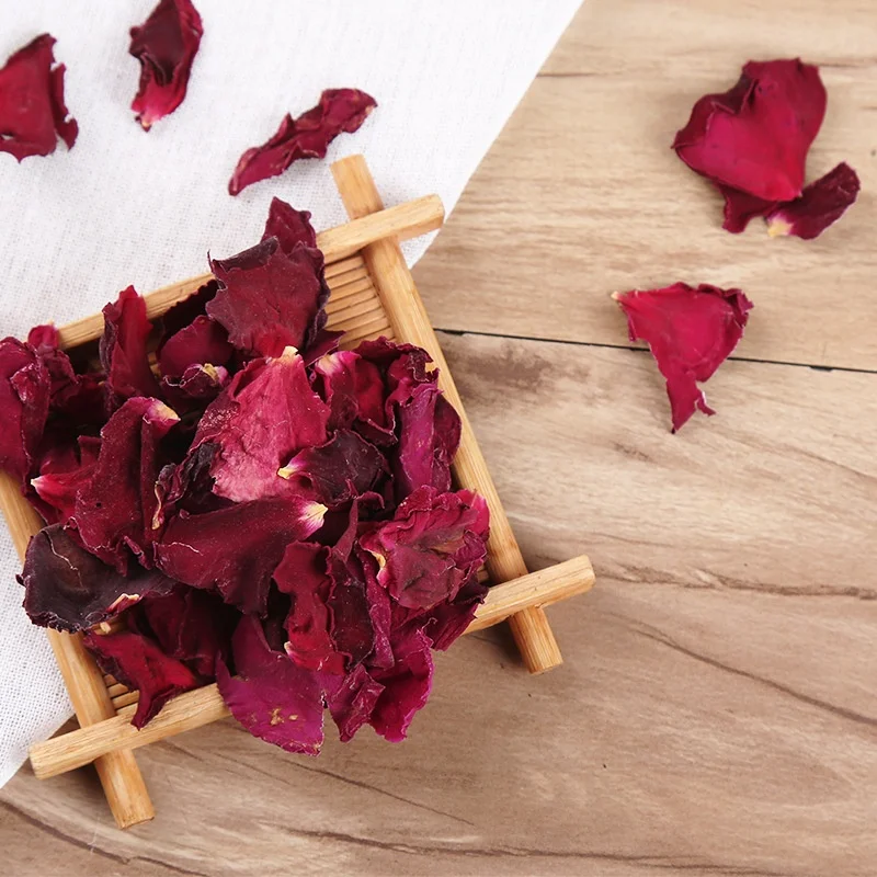 wholesale organic natural dried rose petal flower blooming tea rose tea