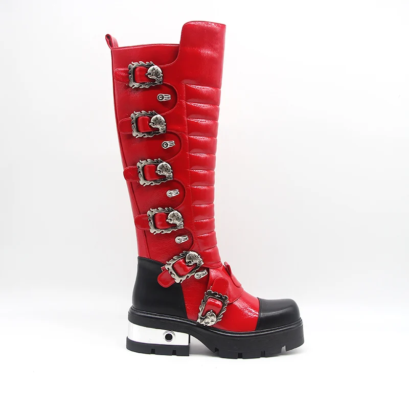 strap personality boots martin boots platform shoes women  boots for ladies shoes for women  rivet  ladies fashion shoes