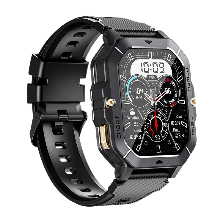 C28 Smart watch 1 ATM Waterproof 2.02inch Screen 410mAH Big Battery Watches BT Call 100+ sports modes smartwatch