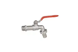 1/2 inch 3/4 inch Nickel Plated Brass Ball Bibcock Bib Tap brass faucet with steel handle