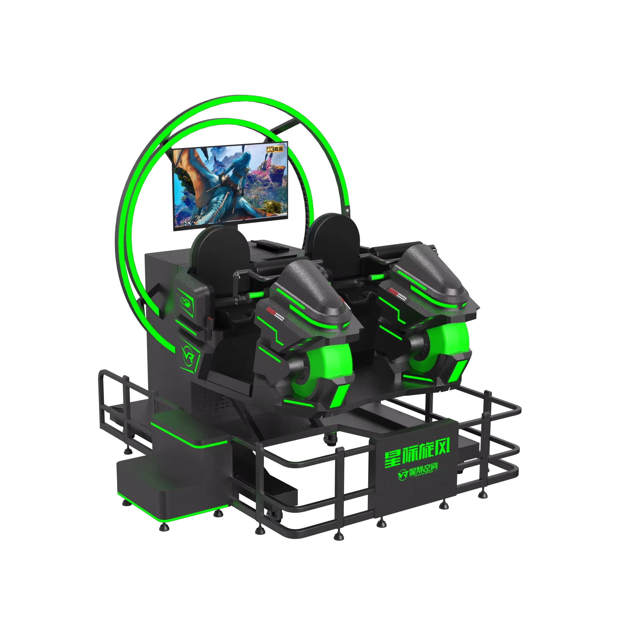 VR Star Space 2 места аркадные игры vr игровой автомат для торгового центра Полный полет симуляторы для продажи