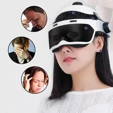 2023 машина для массажа головы GuangTong с беспроводной белой головкой Электрический массажер