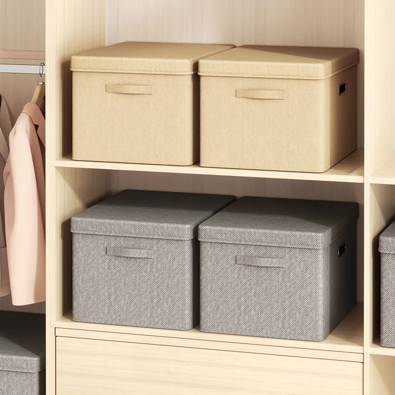 Hot Selling File Document Box Foldable Storage Boxes Wardrobe Storage Basket Storage Baskets Box Foldable Organization