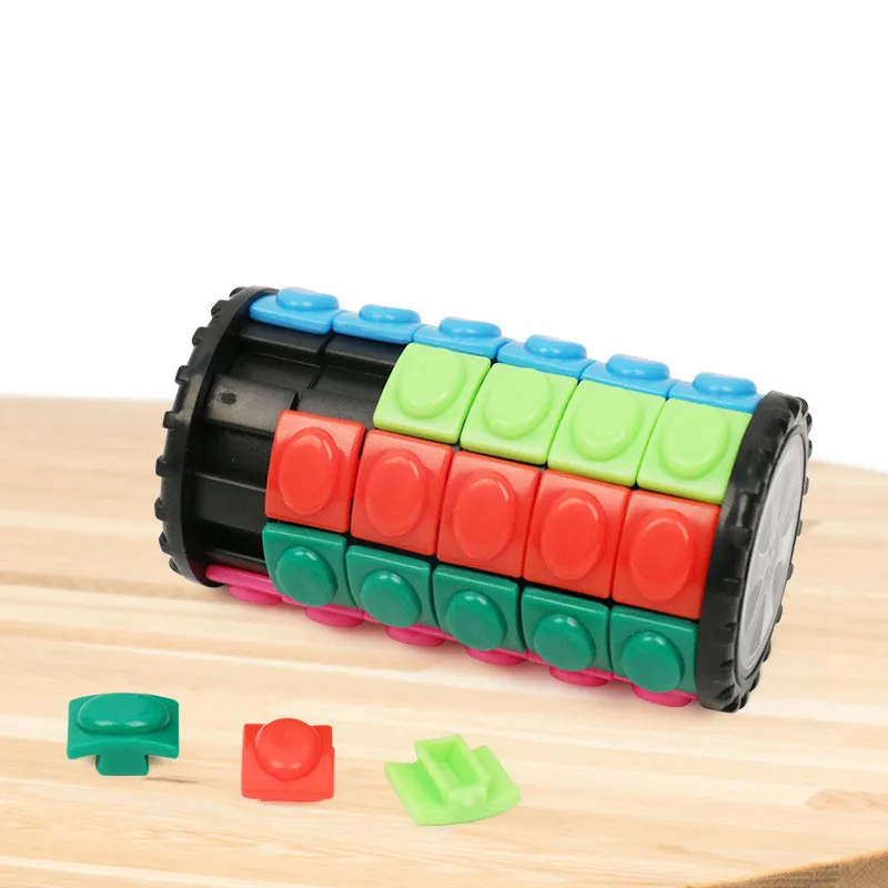 3D Puzzles IQ Education Toys 6 Level Fidget Puzzle Magic Cubes for Toddlers and Adults