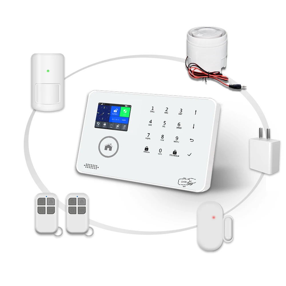 Горячая Распродажа Wi-Fi GSM домашняя сигнализация система охранной сигнализации BL-6600 с 88 беспроводных датчиках