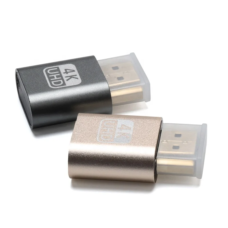  HDMI виртуальный дисплей DDC EDID подключаемый 4K 1080P HDMI-совместимый Виртуальный адаптер