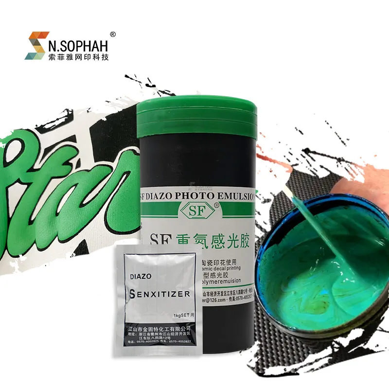 Factory Price Chemical Silk Screen Printing Diazo Photo Emulsion For Water Based Ink