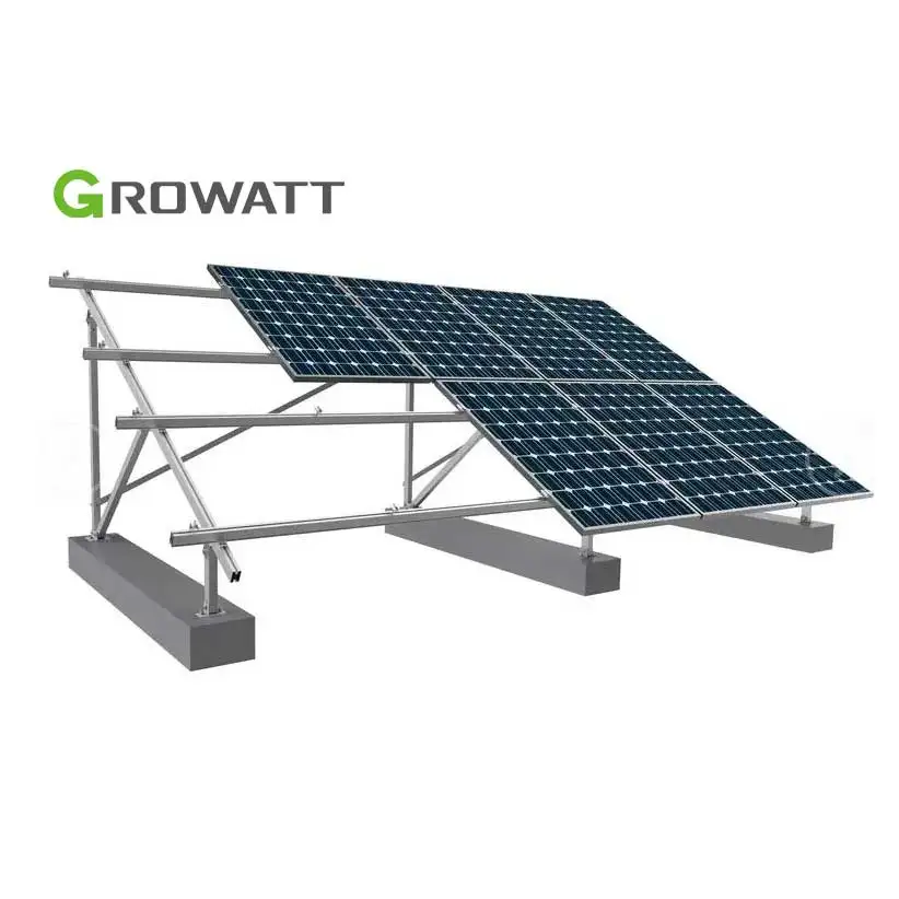 Smart 5kw Hybrid Photovoltaic Solar Energy Systems 5kw Solar Panel Package System  for Homeuse