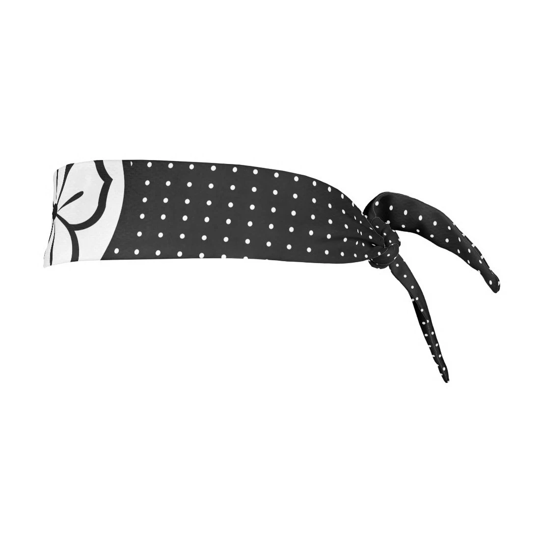 Custom printing cotton karate tie headband sports martial arts taekwondo tie back head band