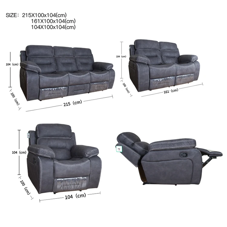 Оптовая продажа fauteuil канапе салон luxe современная удобная гостиная версия 1 2 3 ремешок сиденье; Серый цвет; Мягкая ткань ручной для дивана с откидной спинкой