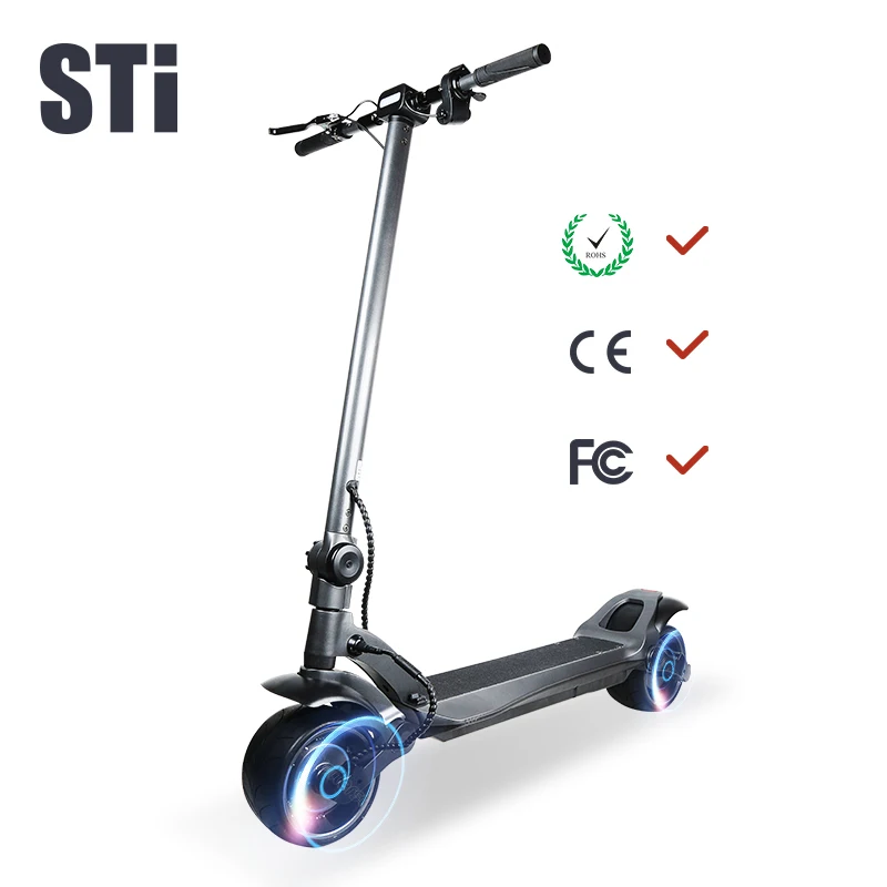 
New Model Wide Wheel 48V 500W Hub Motor Electric Kick Scooter 
