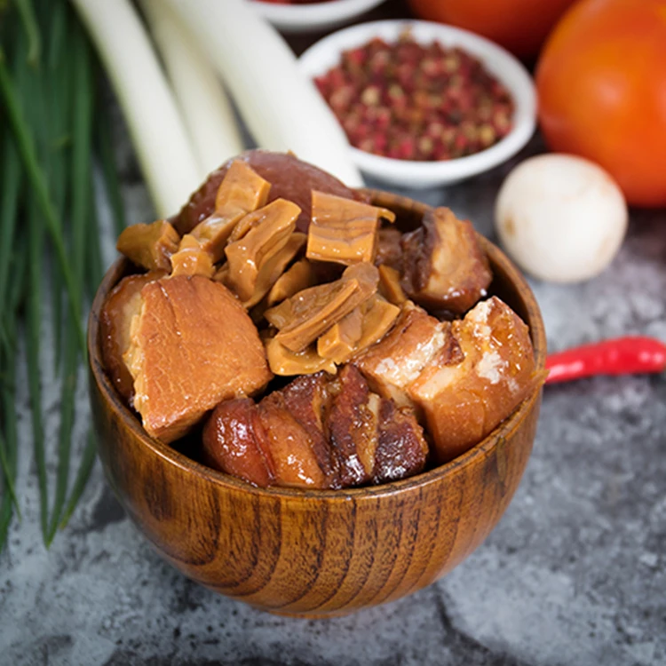 
Wholesale High Quality Braised Pork Canned Poultry Roast Pork With Black Pig In Manor Food Beef 