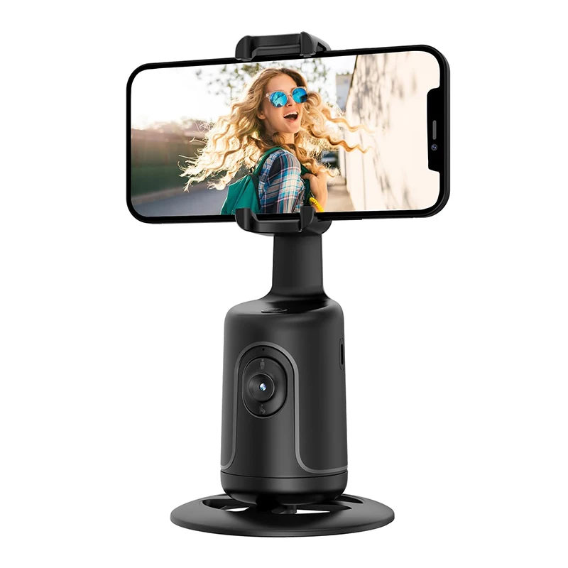 Portable Smart Camera Gimbal stabilize  Ai 360 Auto Face Tracking Mobile Phone Gimbal Stabilizer Selfie Stick Tripod