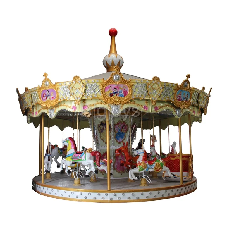 16 seat luxury carousel ride for amusement park