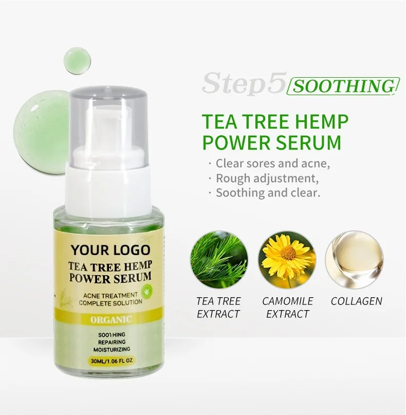 OEM ODM Detox Acne Hydrating Oil Control Tea Tree Clay Mask Deep Cleansing Tea Tree Mud Clay Mask