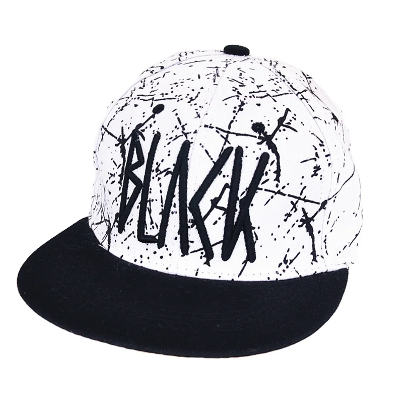 Custom 100% Cotton Peaked Topi Cap Sunbonnet Unisex Sports Vintage Cap Basketball Snapback