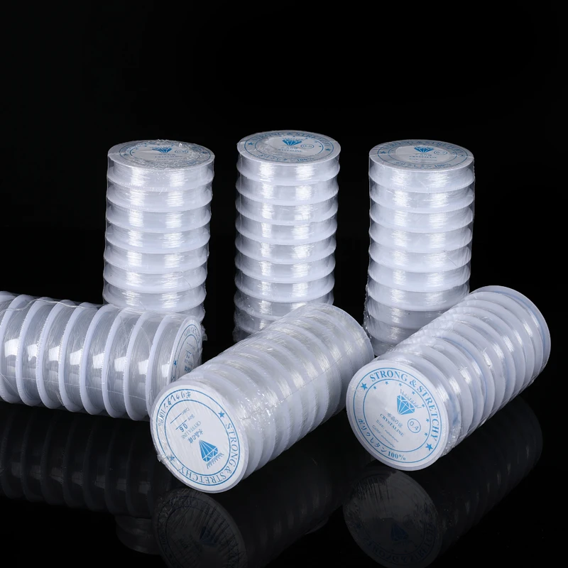 0,4-1,0 мм эластичная нить для бисероплетения, нитки, нитки для изготовления ювелирных изделий, бисер для поделок, производство ювелирных изделий V155