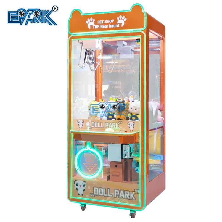 EPARK Dolls Catcher Games Machine Coin Operated Toy Arcade Crane Claw Machine