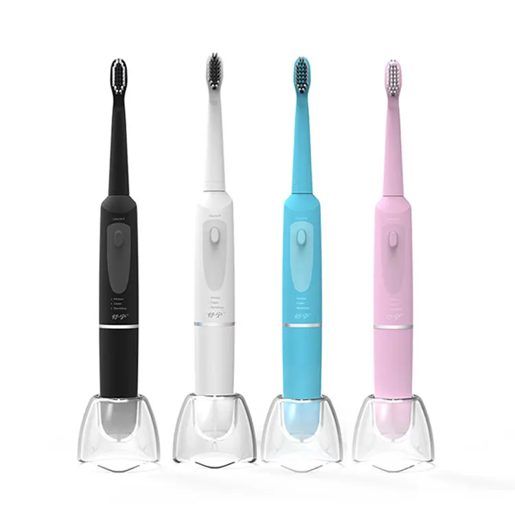 Battery Operated Timer Sonic Electric Toothbrush For Adults