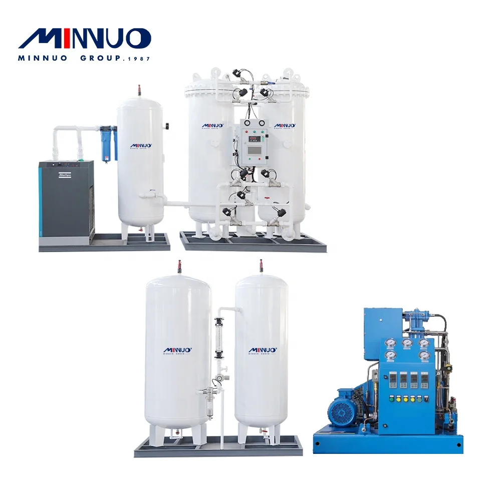 High purity 93%-95% oxygen gas plant cost 60Nm3/h PSA 150BAR with high-powered