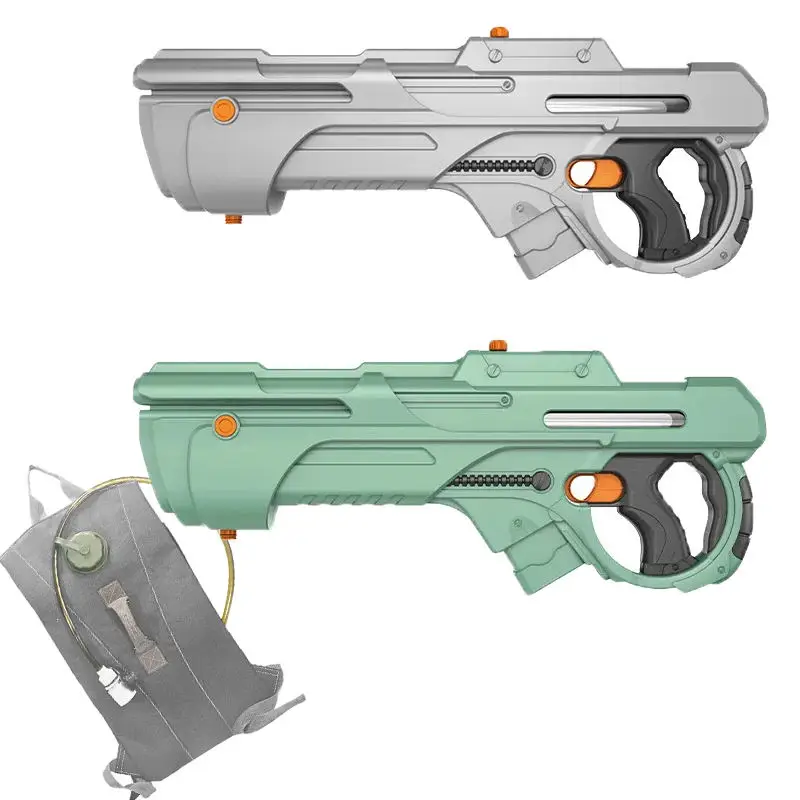 2024 Hot Selling Electronic Automatic Precise Big Capacity Long Range Water Gun Removable Battery Backpack Water Gun For Adults