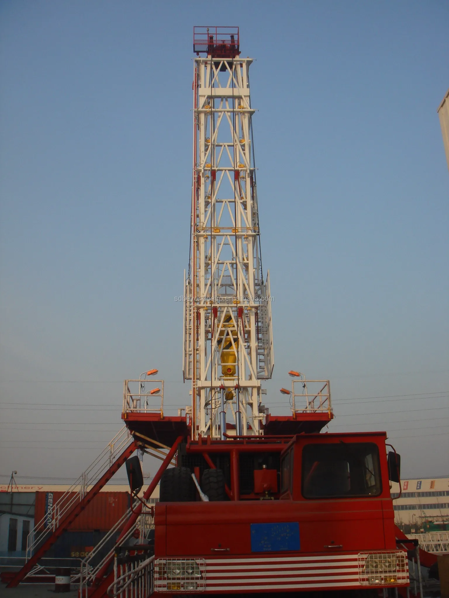 Oilfield Xj150 Xj250 Xj350 Xj450 Xj550 Xj650 Oil Well Truck mounted drilling rig &Workover Rig for oil drilling