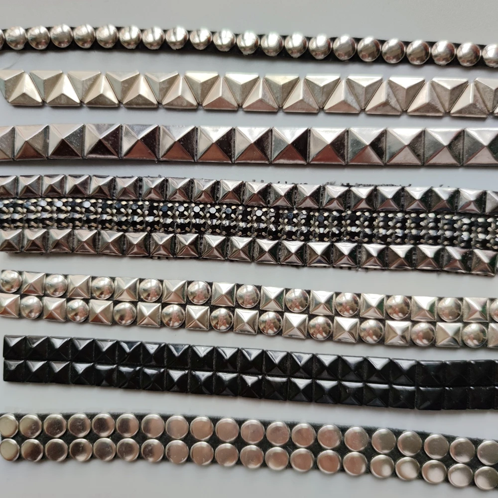 Rivet stud binding tape trimmings ironed on  hats